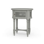 Montego Side Table W/ Rattan Door - Image 2