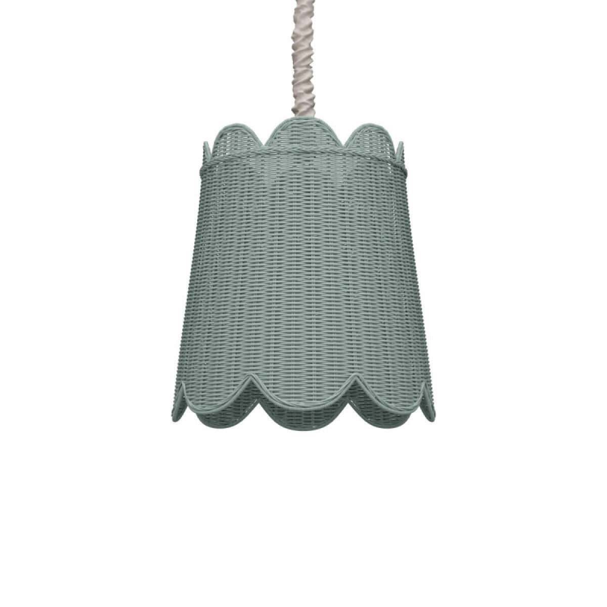 3f6955004b6f4ce028c0cafc4d9144ad Scalloped Rattan Pendant - Image 1