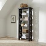 Trellis Lane Accent Bookcase- Black Bookcases Bookcases 10