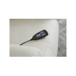 Hudson Leather Track Arm Lay Flat Power Lift Recliner - Image 7