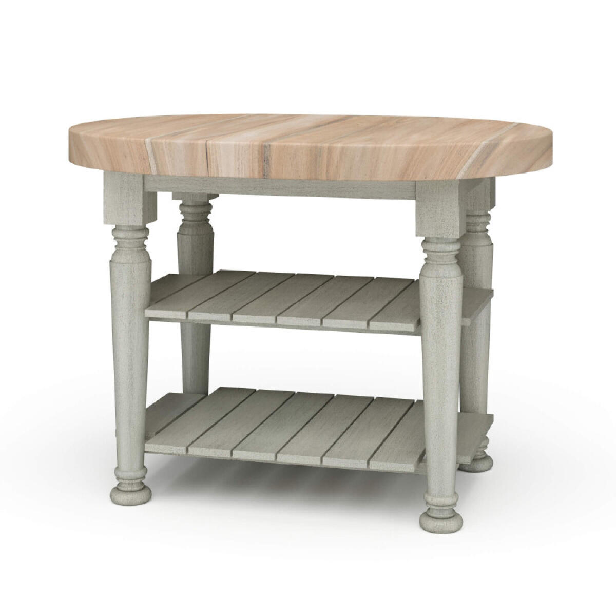 3f9ca5b8f85633406fe3649d2b9a2f5f Farmhouse Butcher Block Kitchen Island - Image 1