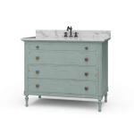 Carrington Single Vanity W/ Sink & Marble Top