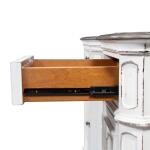 Magnolia Manor Server Dining Storage Antique White & Weathered Bark 21