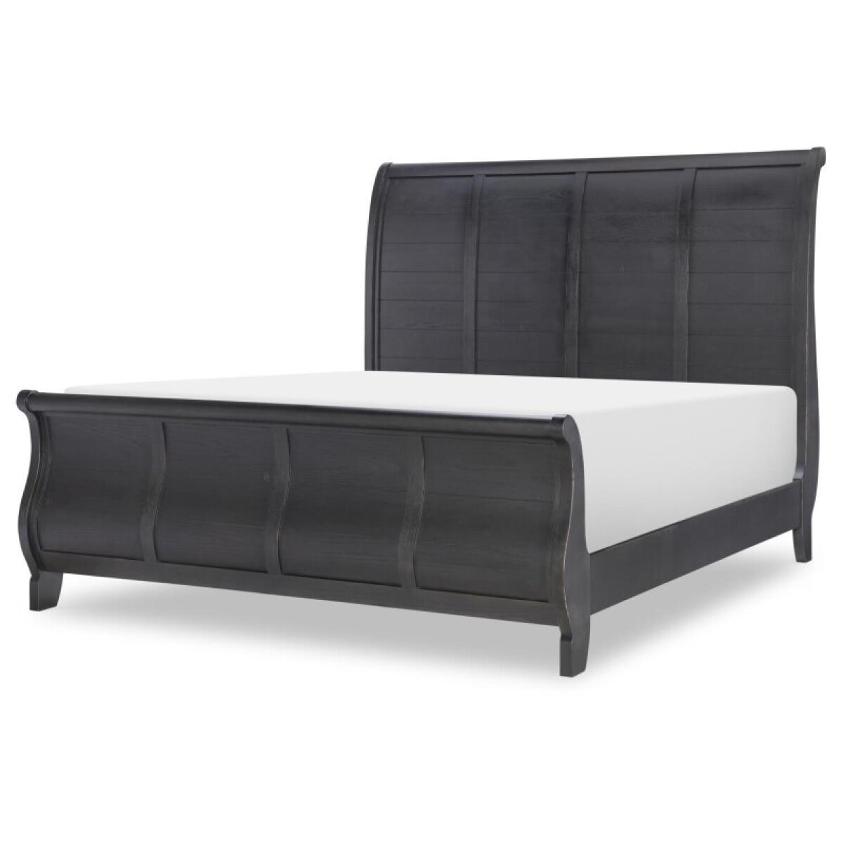 3fc77eb62ee9205a09d0451c5db13c60 Complete Sleigh Bed 6/6 King Kettle Black CLH4011-4306K - Image 1