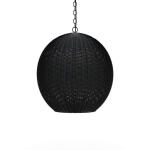 Ball Rattan Pendant Lighting Black 10