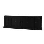 French Hens Media Console Entertainment Stands Batavia Black 8