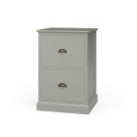 Emerson 2 Drawer Filing Cabinet Office Storage Bramble 8
