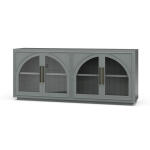 Vannes 4 Door Sideboard W/ Glass Shelves - Image 2