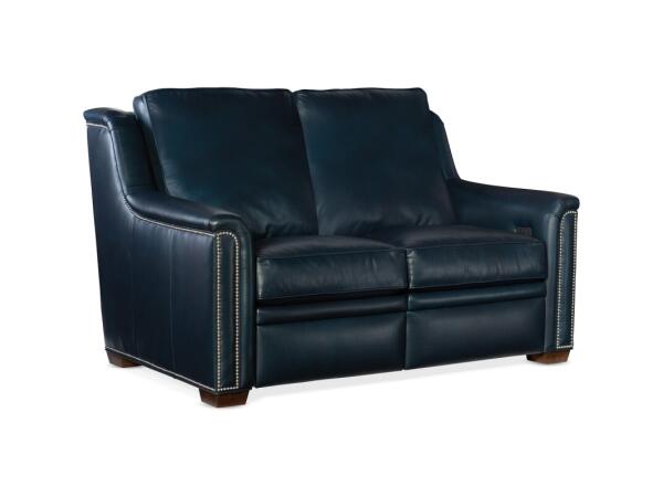 Raiden Reclining Loveseat with Power Headrest 204-70 Loveseats Black