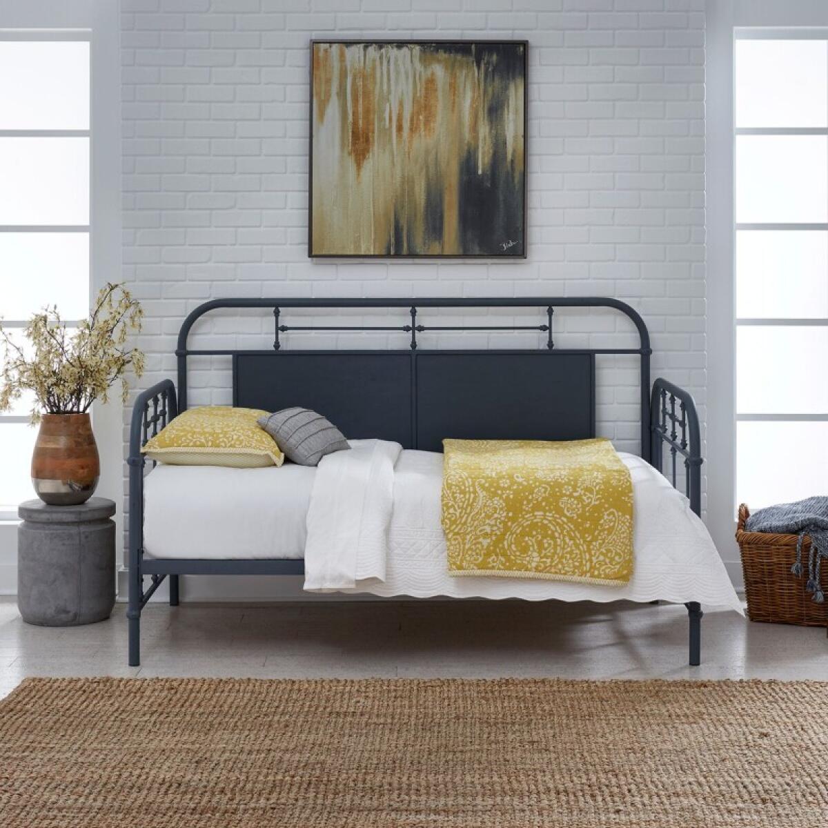 Vintage Series Twin Metal Day Bed – Navy Beds Beds 2 Vintage Series Twin Metal Day Bed – Navy Beds Beds 2