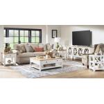 Media Console Entertainment Stands Amber And Cotton 12