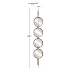 Button Mirror, Gold - Image 9