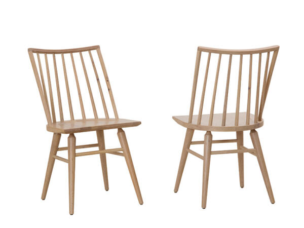 Dovetail Dining SPINDLE SIDE CHAIR Chairs & Benches Bleached White