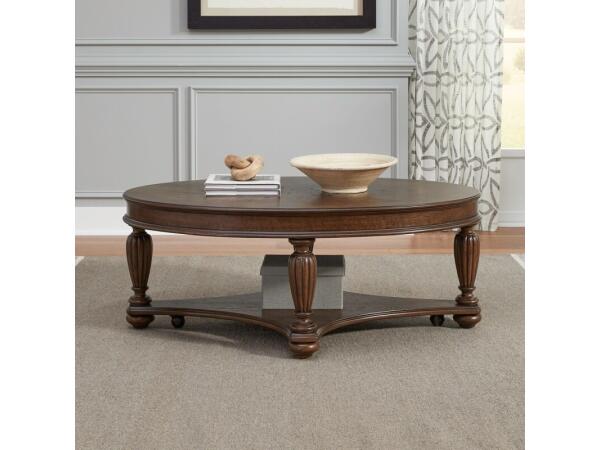 Allington Oval Cocktail Table Cocktail & Coffee Tables Brown