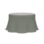 Newport Rattan Ottoman W/ Cushion