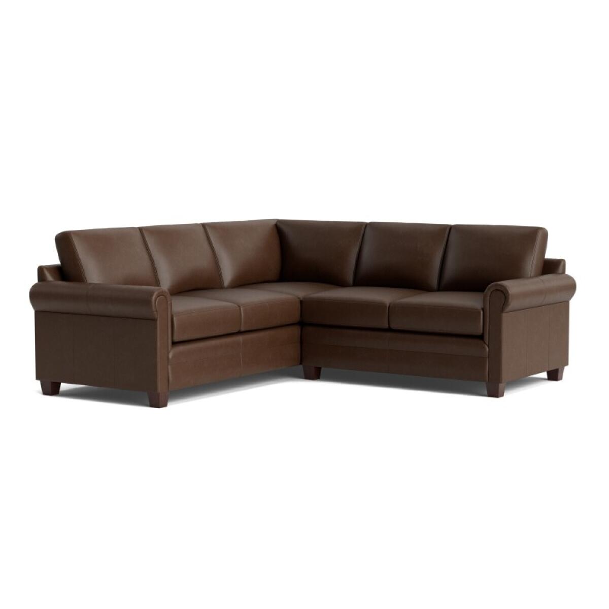 Carolina Leather Panel Arm L-Shaped Sectional Sectionals Bassett Furniture 2 Carolina Leather Panel Arm L-Shaped Sectional Sectionals Bassett Furniture 2