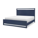 1162 Summerland BR Complete Panel Bed Queen 5/0 Blue Finish