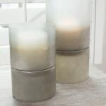 Ellery Large Metallic smoke hurricane Globes - Image 3