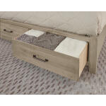 Cool Rustic King X Bed With Footboard Storage - Image 3