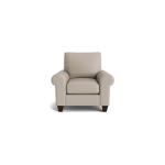 True Custom™ True CustomÂ® Leather Large Roll Arm Accent Chair