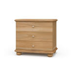 Luna 3 Drawer Bedside Table