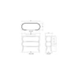 Savannah 3 Tiered Console Table - Image 11