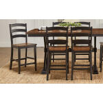 Stormy Ridge Dining Ladderback Stool – STOBL355K Barstools A-America 7