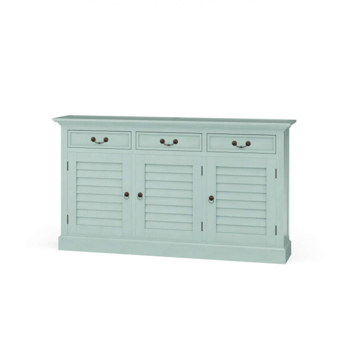 41cbcac68a26835cc1f51cdfaa6253c5 Narrow Shutter 3 Door Sideboard - Image 1