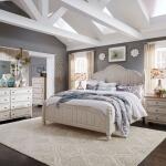 Farmhouse Reimagined Queen Poster Bed, Dresser & Mirror, Chest, Night Stand