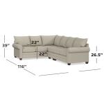 Alexander Roll Arm L-Shaped Sectional - Image 3