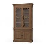 Fiona 4 Door Display Cabinet W/ Glass Shelves