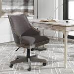 Aidrian Desk Chair Office Chairs Gray 16