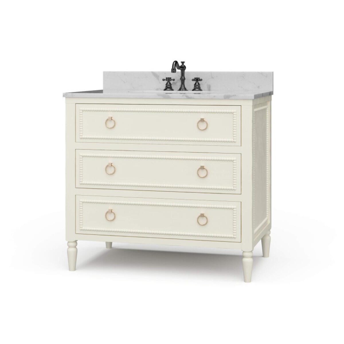 429789bbfb91bc554a3da5ed8f7d7b6a Cholet Single Vanity W/ Sink & Marble Top - Image 1