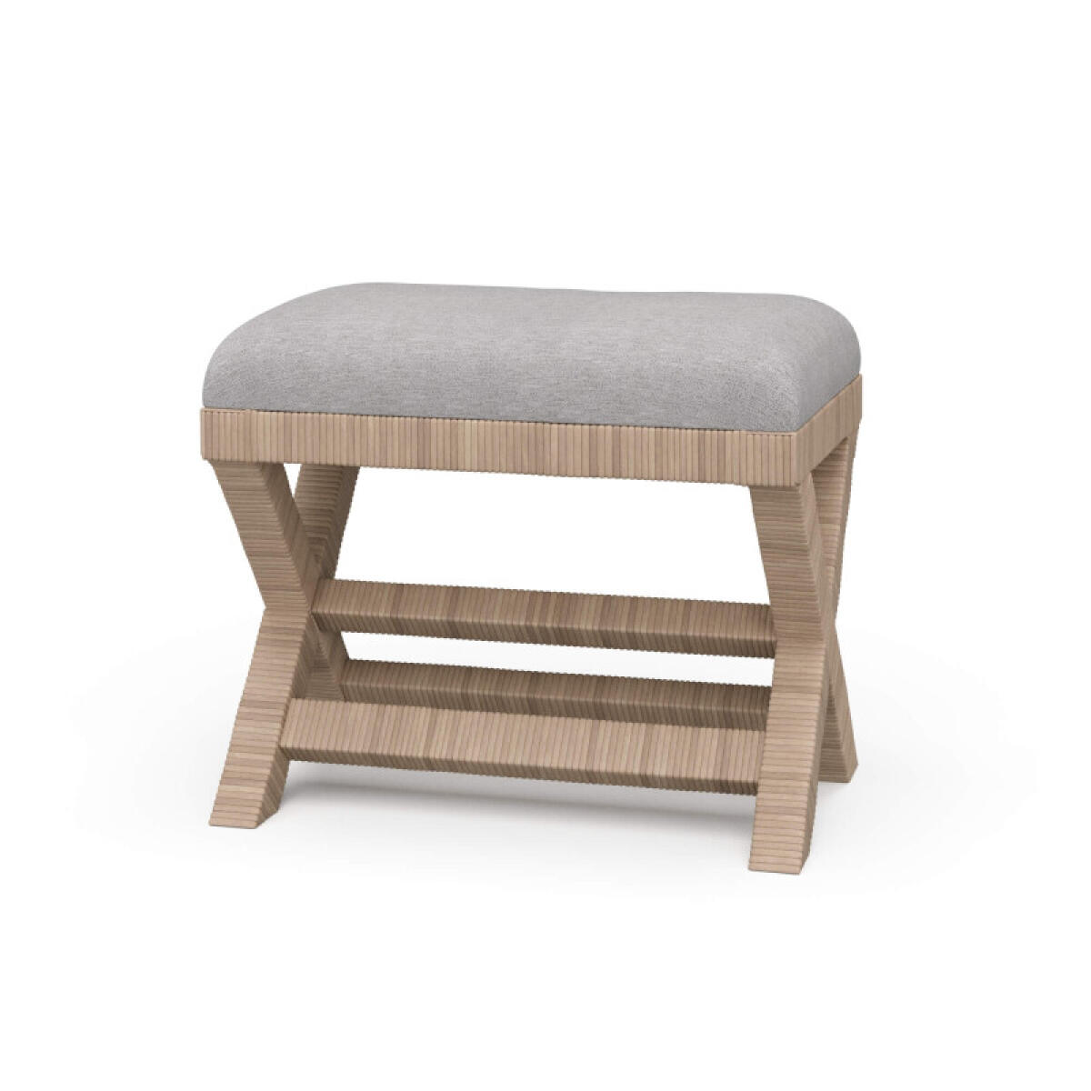 42adef54d8d94721efe5ad0560edfd0d Renoir Rattan X Bench Small - Image 1