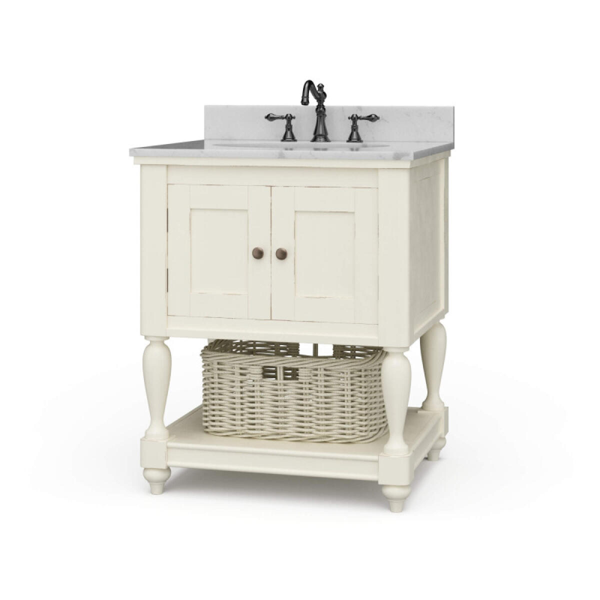 42aedb000c4794780fb780620d5126ac Jefferson Single Vanity W/ Sink & Marble Top - Image 1