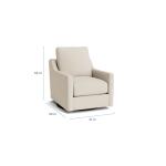 True Custom™ True Custom® Slope Arm Swivel Chair - Image 5