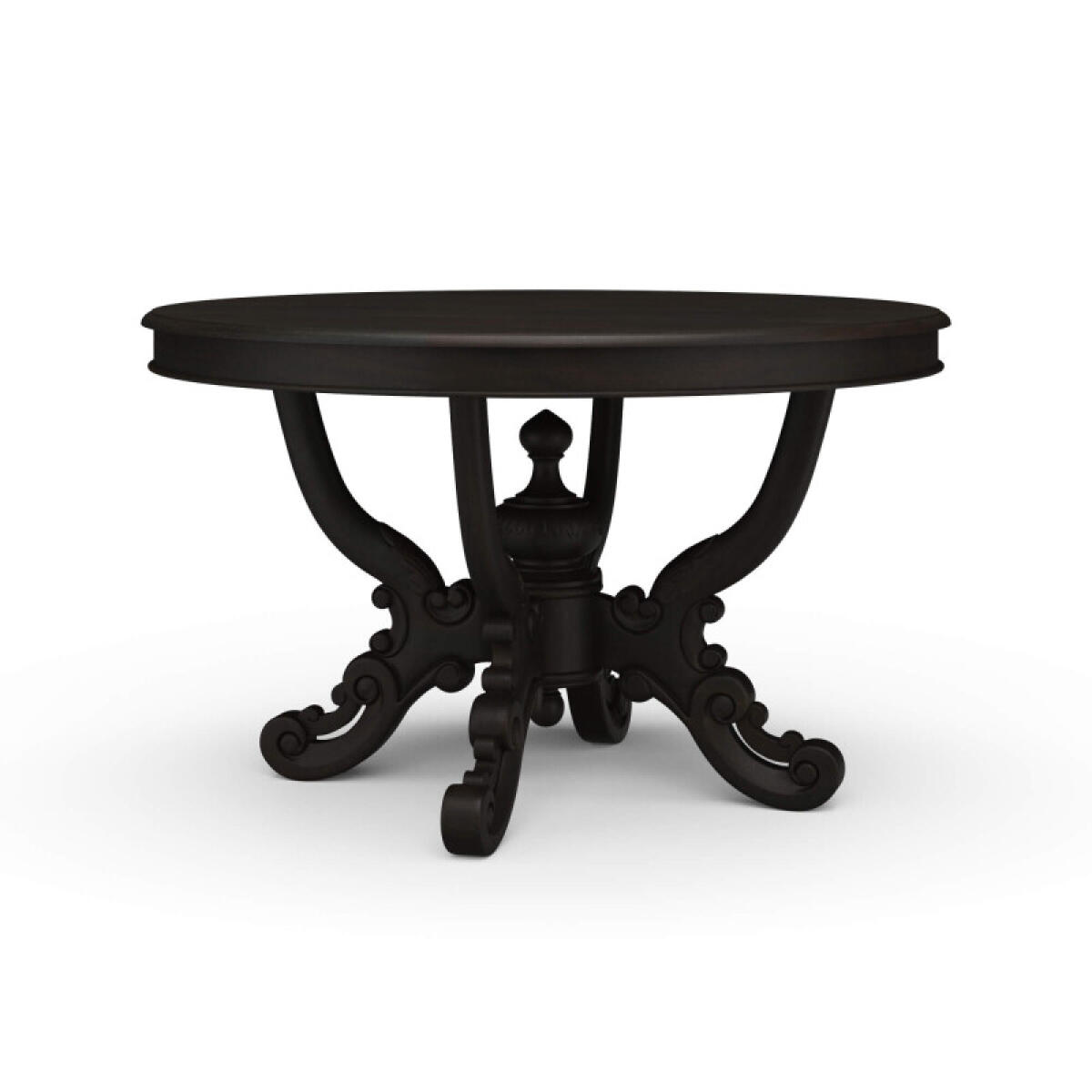 43033a6f1dbd37515dd9b25b35e0480b Mandolin Dining Table W/ Solid Hardwood Top - Image 1