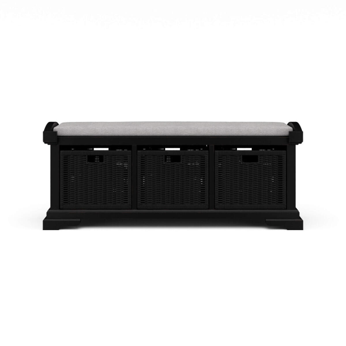 43415c29ef5e78f14ea0b964f14afb18 Homestead Bench W/ Rattan Baskets - Image 1