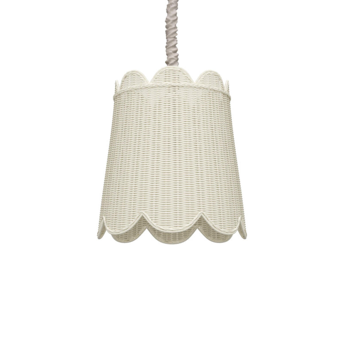 4358175744c354d58f63ce419781eea9 Scalloped Rattan Pendant - Image 1