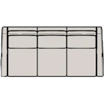 Raiden Reclining Sofa with Power Headrest - Image 2