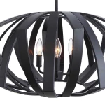 Thales, 3 Lt Pendant Lighting Black 14