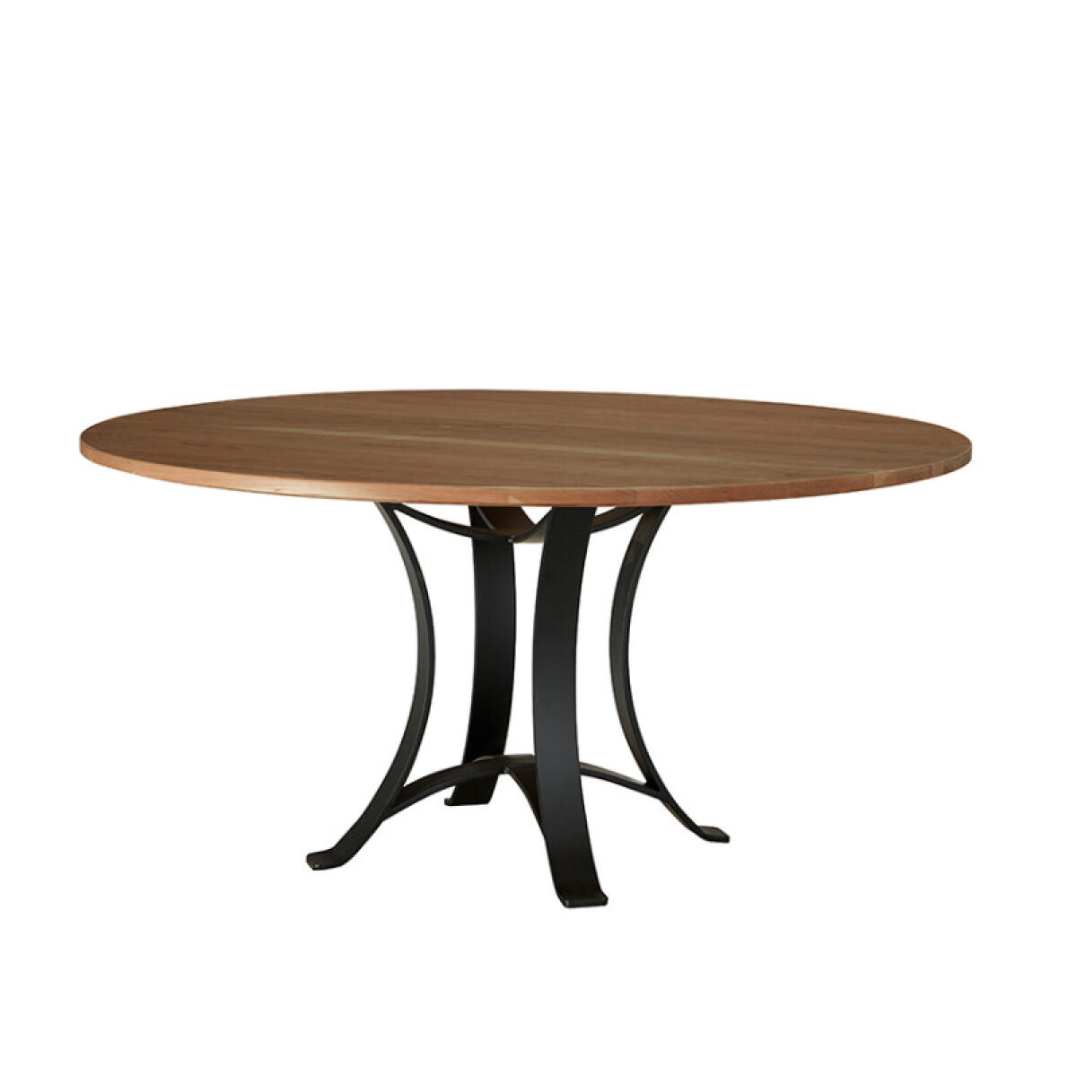 43a017c8997c02920203116bcef48189 Crafted Cherry Dining By Ben & Erin Napier 60 Inch Round Table W/ Metal Base - 151-060-200 - Image 1