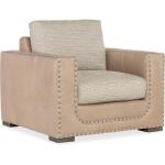 Emmett Leather Track Arm Lay Flat Manual Recliner Chairs Bassett Furniture 18