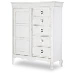 Sliding Door Chest 5 Drw