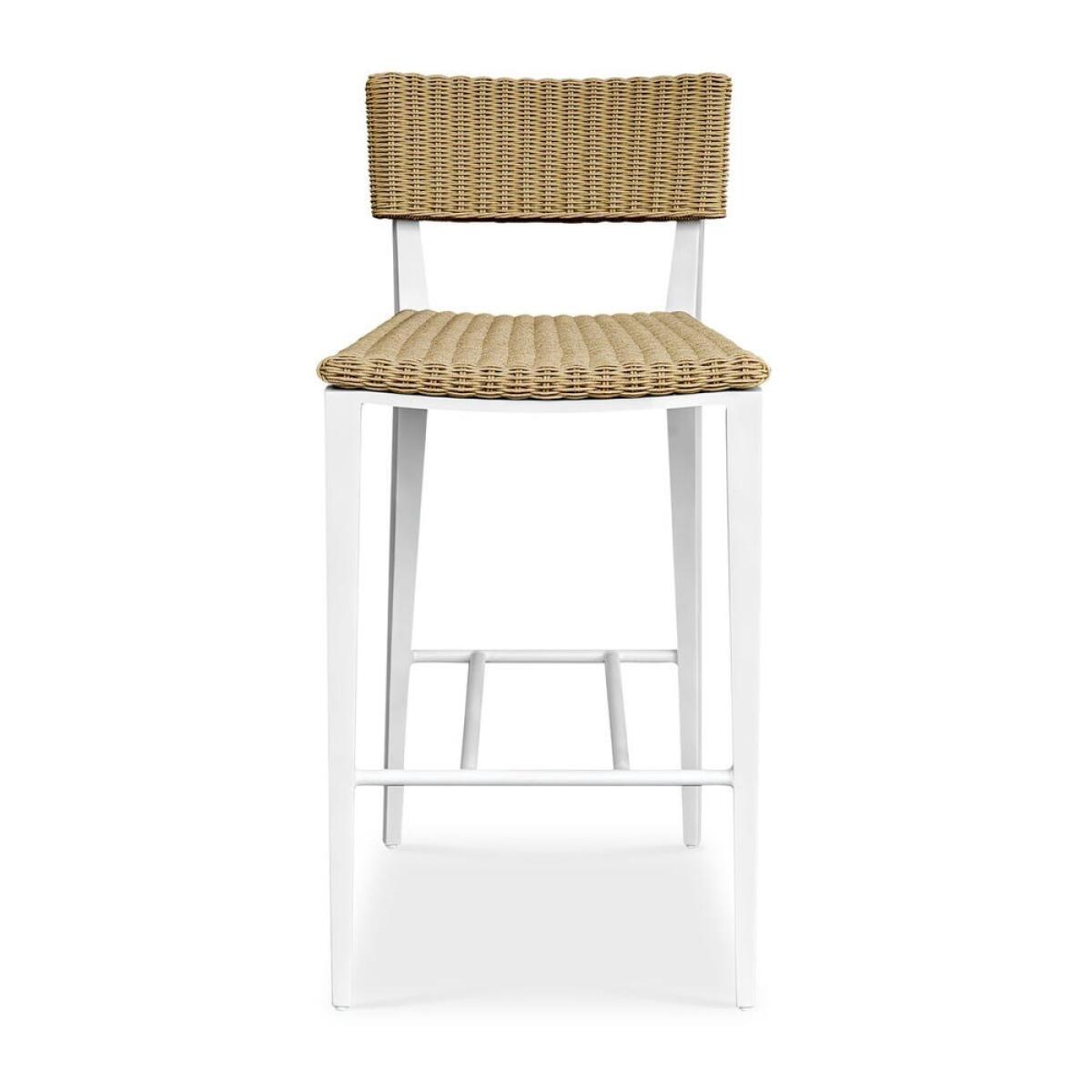 43d289bf6385e6c011c772123a15c324 Calbas Outdoor Bar Stool, White - Image 1