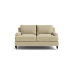 Stockten English Arm Loveseat with Casters