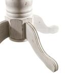 Oval Pedestal Table Base- White - Image 5