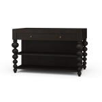 Soluna Kitchen Island W/ Butcher Block