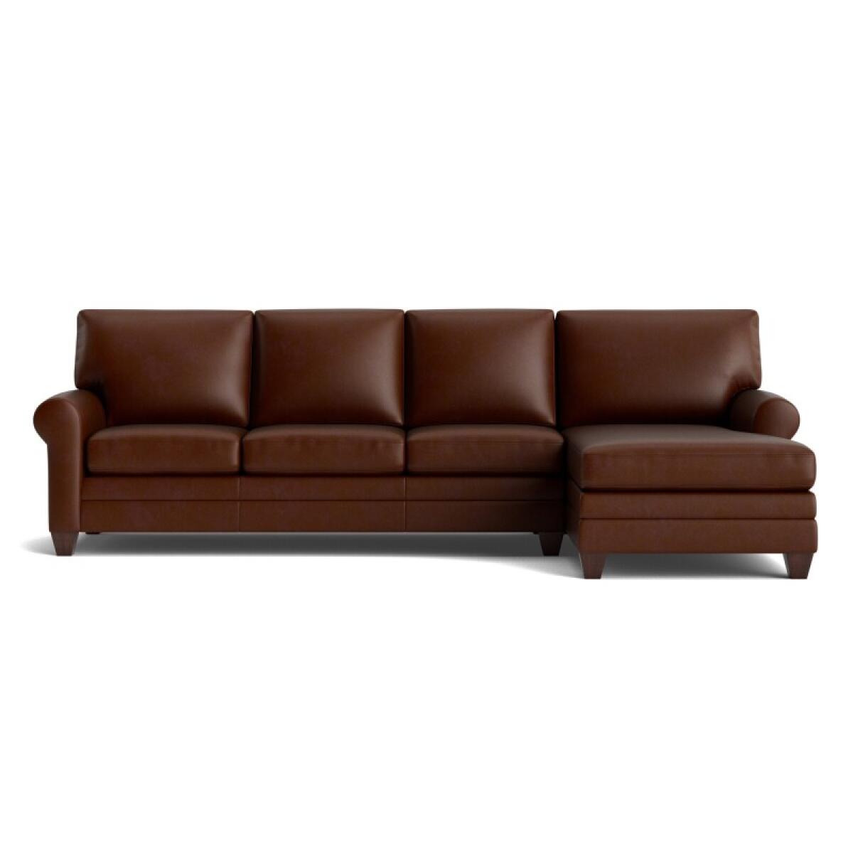 Carolina Leather Roll Arm Chaise Sectional Sectionals Bassett Furniture 2 Carolina Leather Roll Arm Chaise Sectional Sectionals Bassett Furniture 2