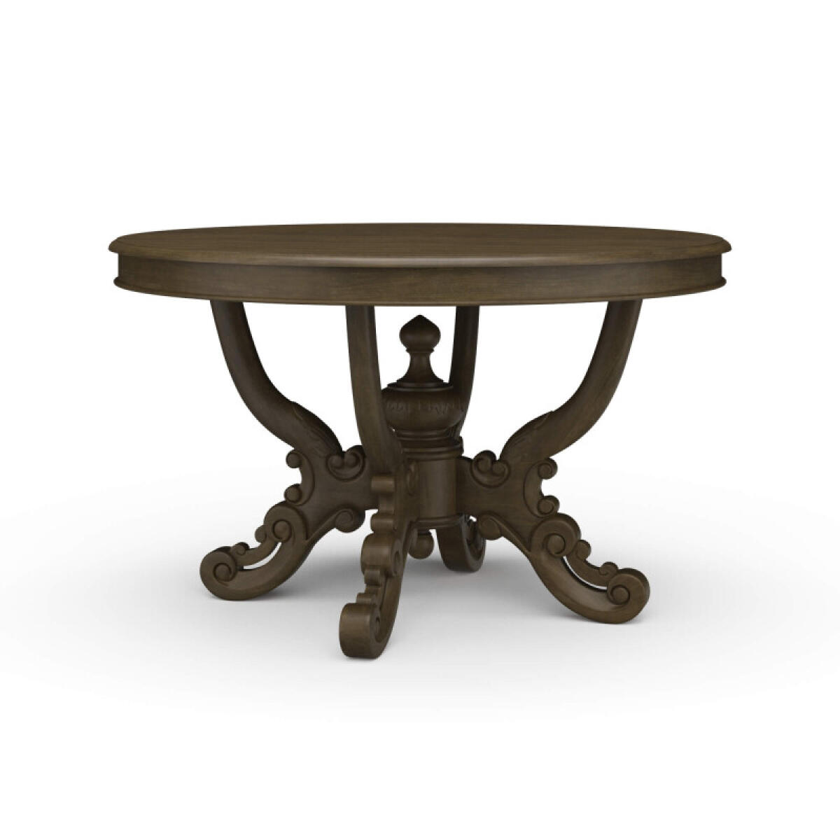 44453205aefe9cf288f5982229571d98 Mandolin Dining Table W/ Solid Hardwood Top - Image 1